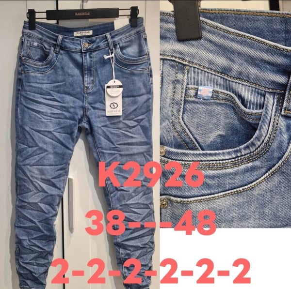 Karostar jeans 1 knoop K2926
