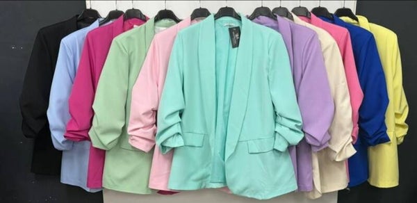 Blazer effen kleine maat