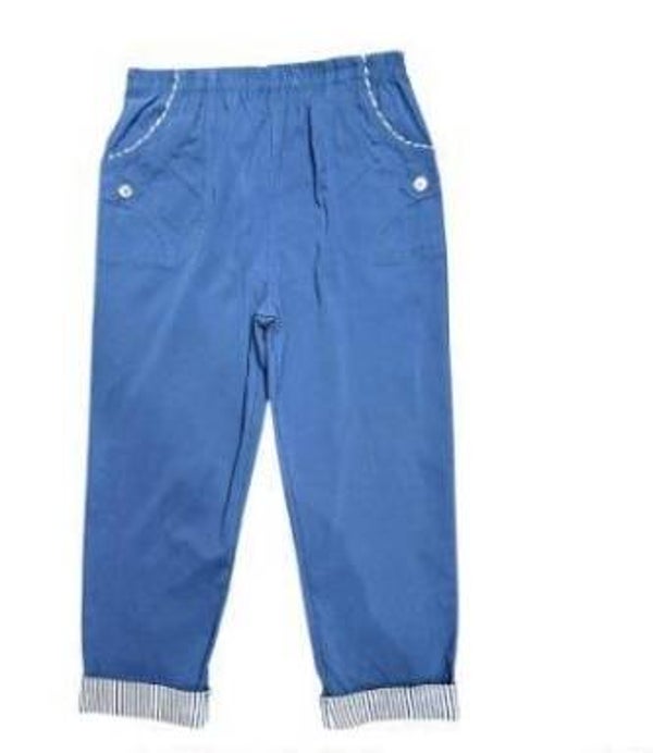 Cherry Berry jeans met gestreepte broekspijp 200622