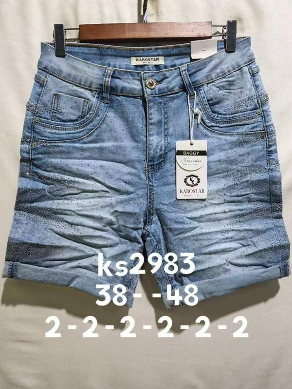 Karostar short KS2983 met strassteentjes 1 knoop