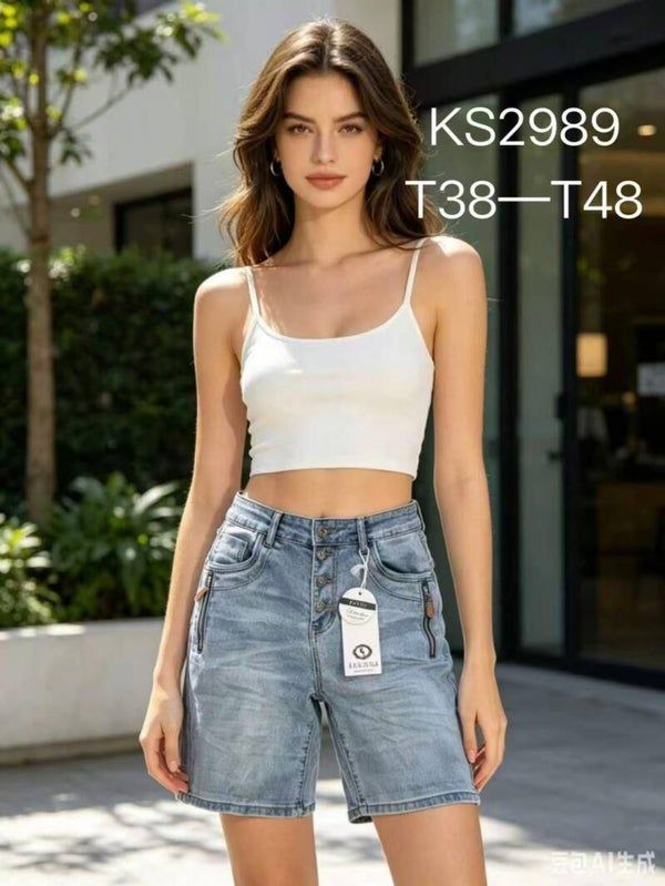 Karostar jeans short KS2989