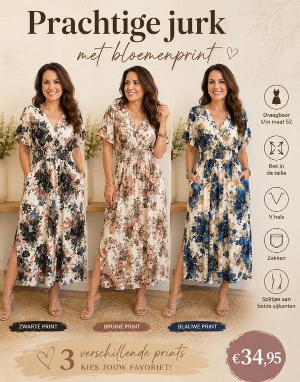 Jurk met bloemen