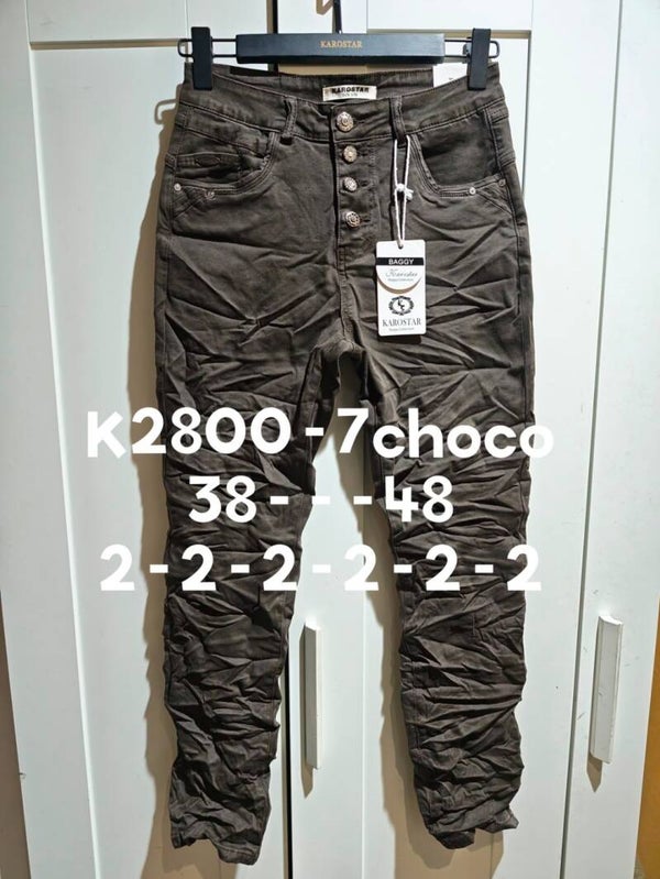 Karostar jeans choco K2800-7