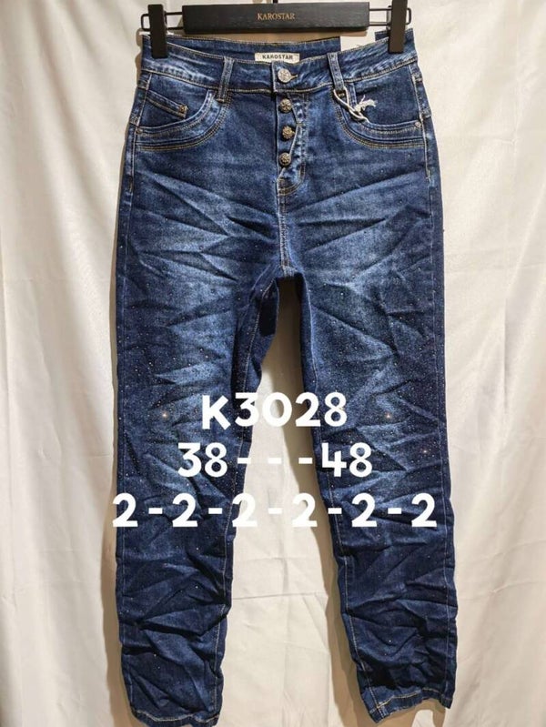 Karostar jeans met strasssteentjes K3028