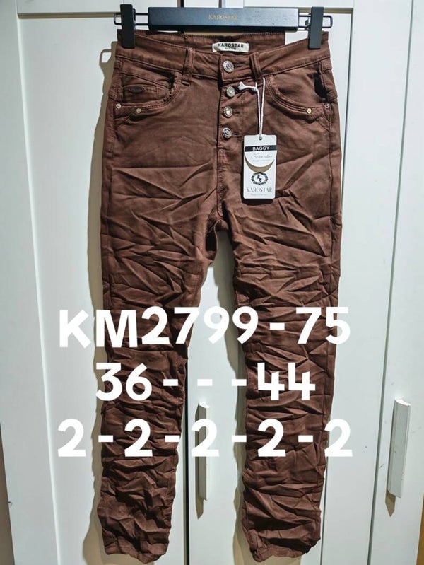 Karostar jeans bruin KM2799-75