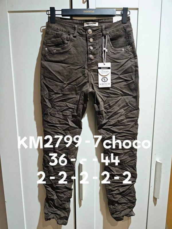 Karostar jeans choco KM2799-7
