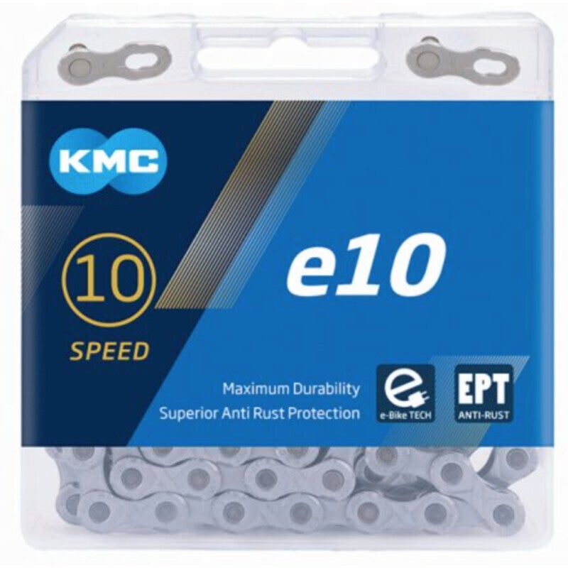 KMC Kette, e10 EPT, silver, 136 Glieder