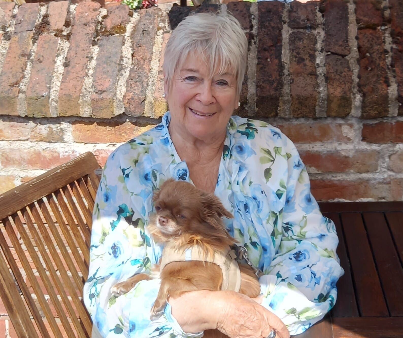 "Woman with Dog" reference image