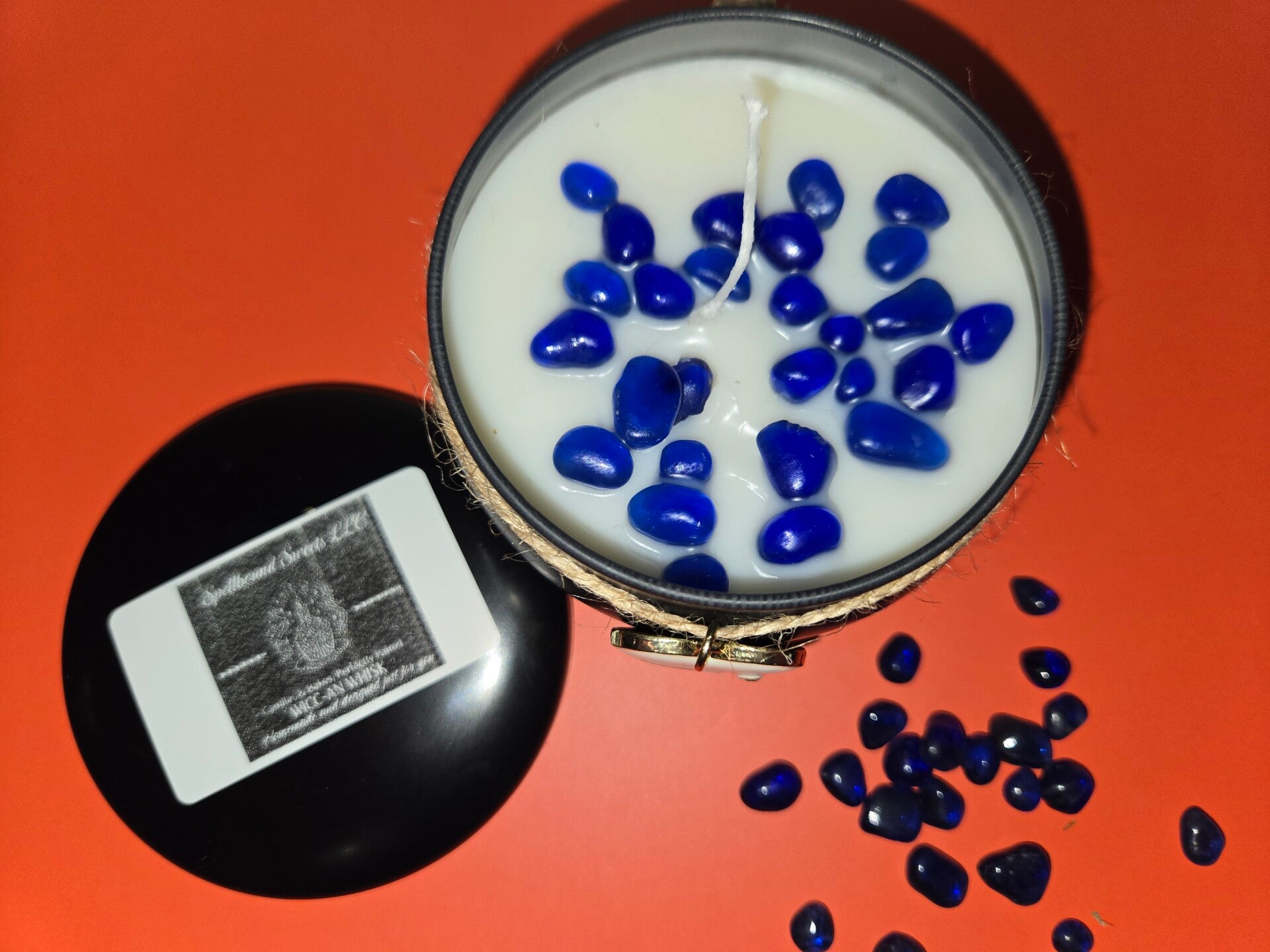 Sapphire Skies & Rainbow Magic (Blueberry Acai scented with sapphire stones)