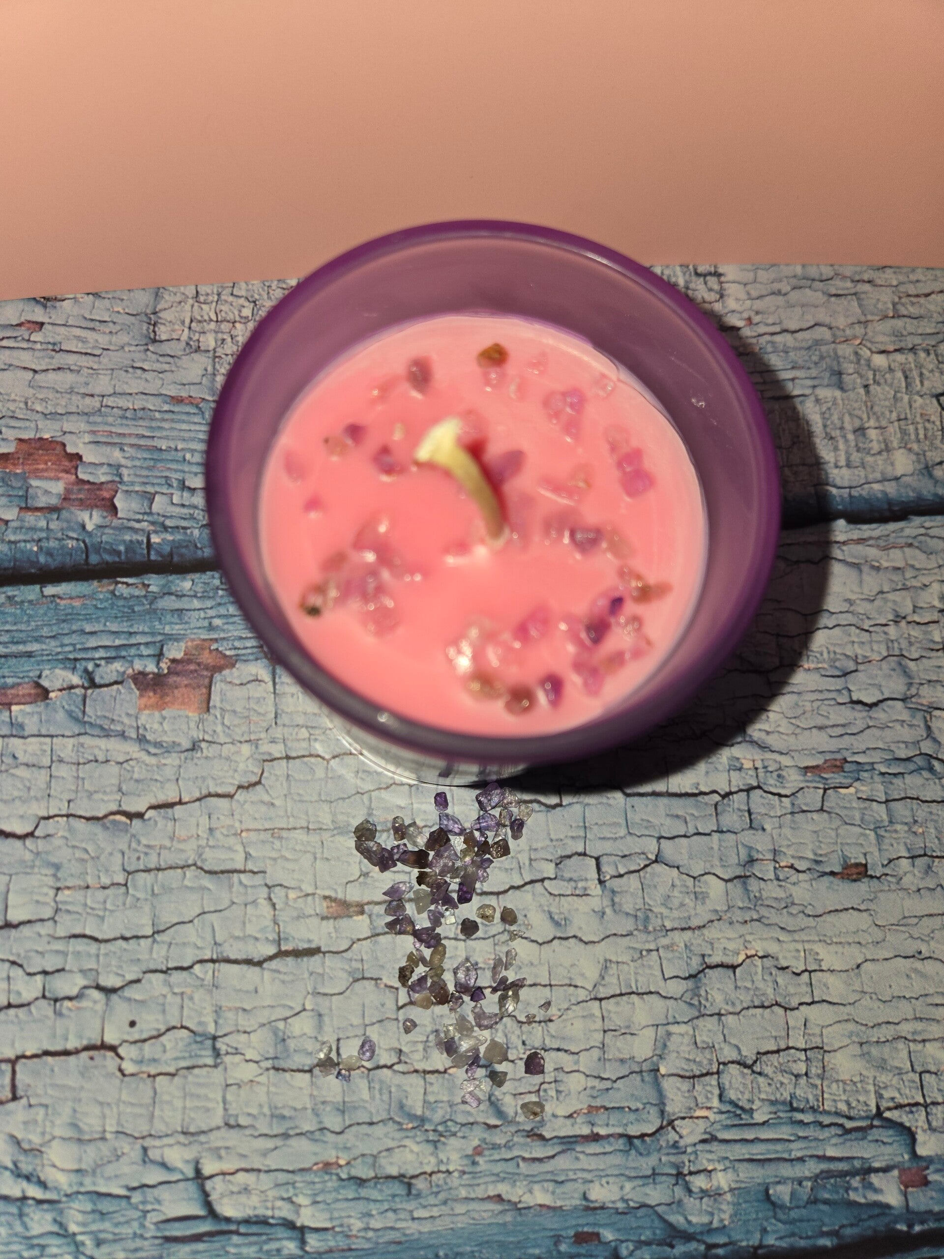 Siren's Velvet Berry (Strawberries and cream with real purple amethyst)