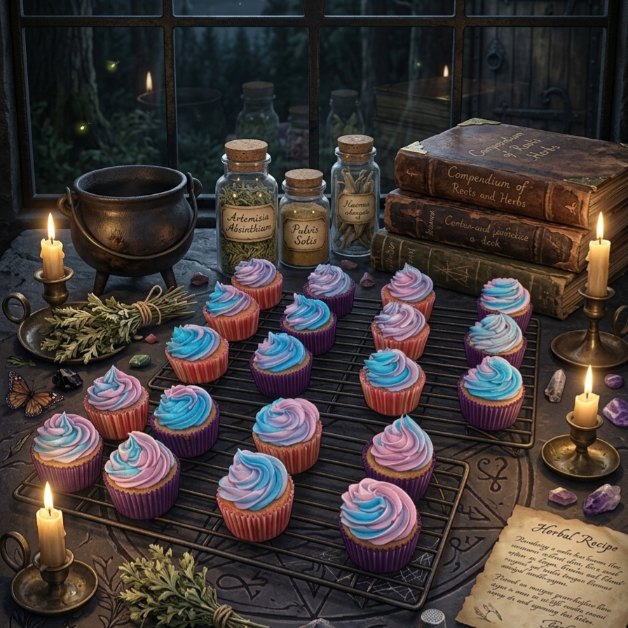 White Willow Vanilla Cupcakes (with cream center)