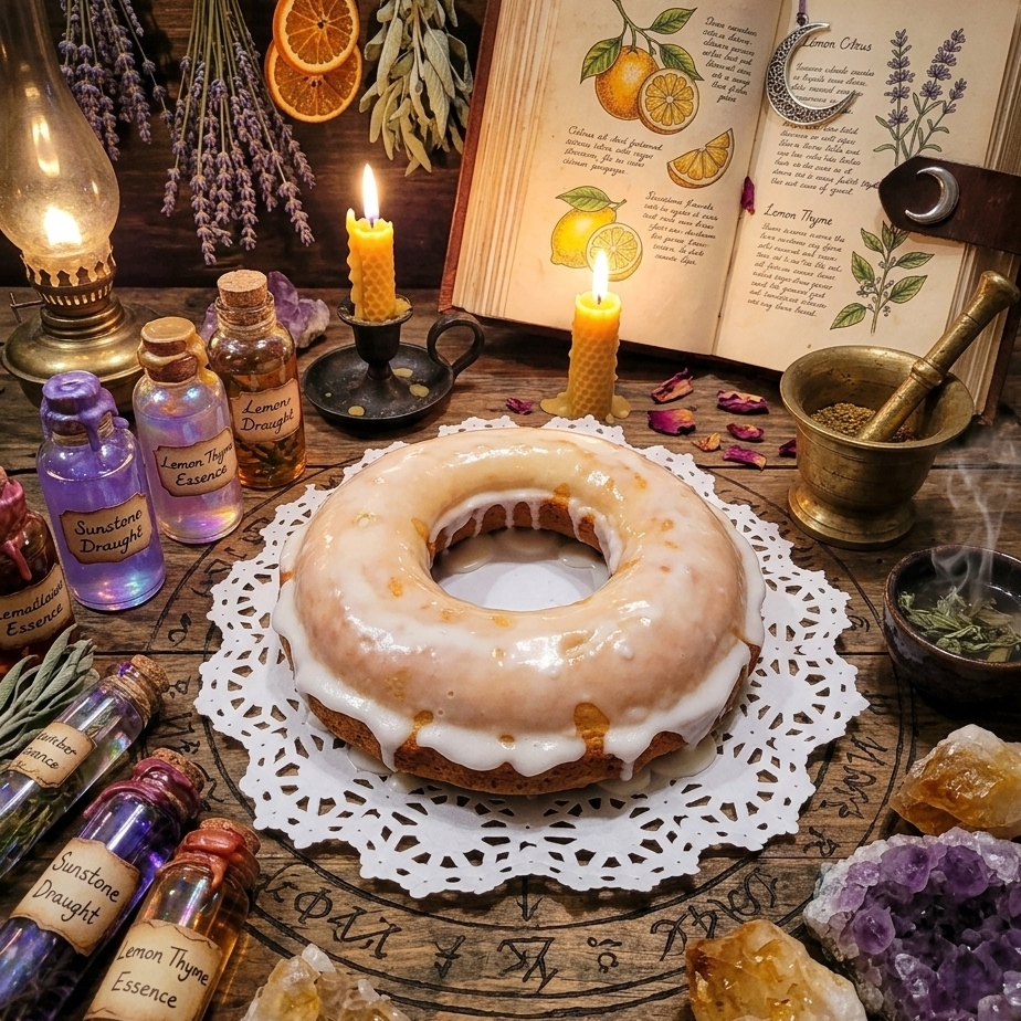 Citrine Spell-Cake (Lemon Bundt Cake)