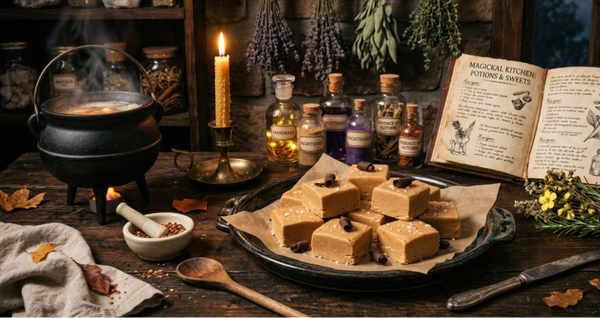 The Alchemist’s Gold Bars (Peanut Butter Fudge)