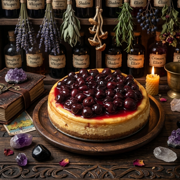 Blood Moon Delight New York Style Cheesecake (Cherry)