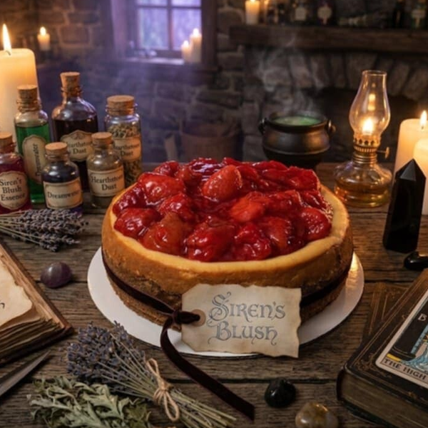 ​Siren’s Blush New York Style Cheesecake (Strawberry)