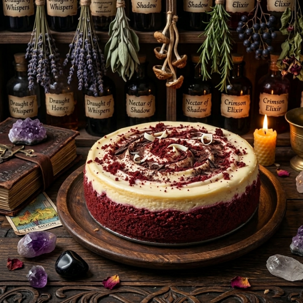 Crimson Ritual New York Style Cheesecake (Red Velvet)