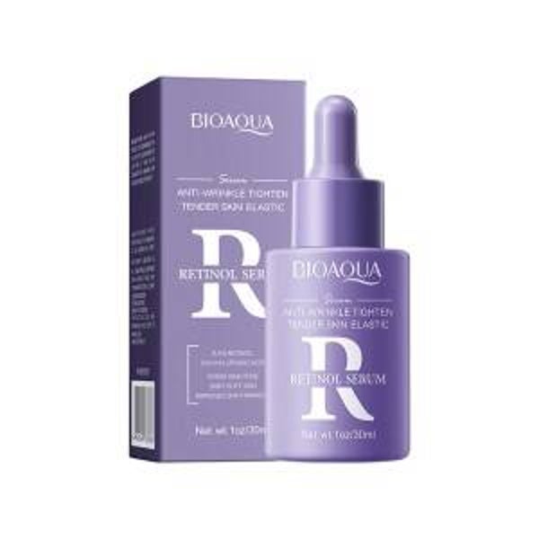 SERUM FACIAL ANTIARRUGAS CON RETINOL Y ACIDO HIALURONICO 30ML. BIOAQUA