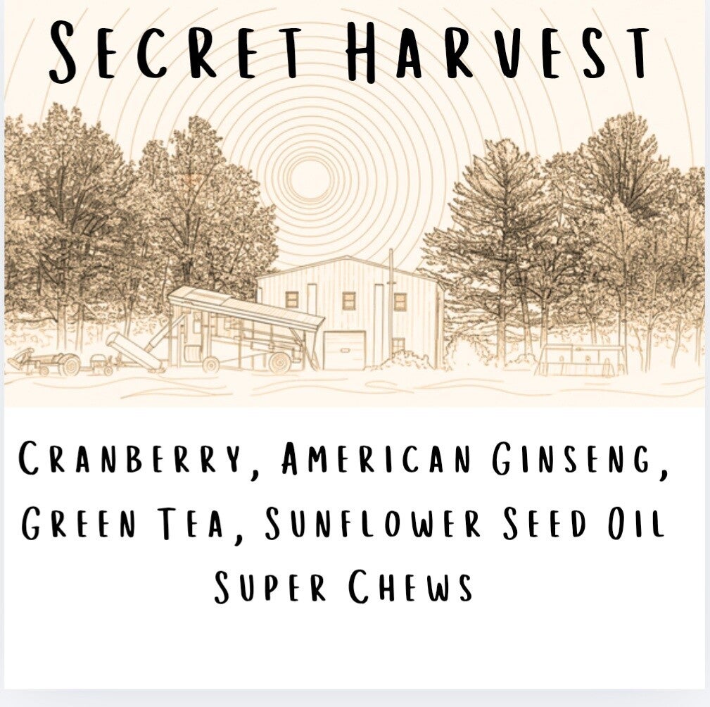 Cranberry,  American Ginseng, Green Tea, Sunflower Seed Oil