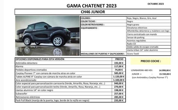 Chatenet ch46 junior provincia barcelona