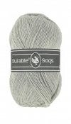 Durable Soqs - White Grey 2233