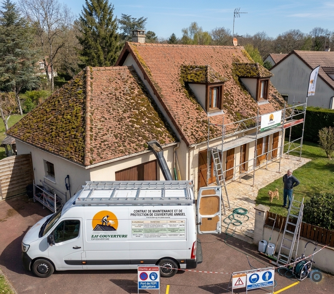 Ejf Couverture : Nettoyage, Démoussage & Réparation