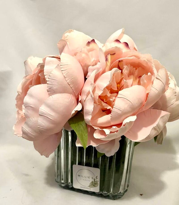 Peony Posy Pot