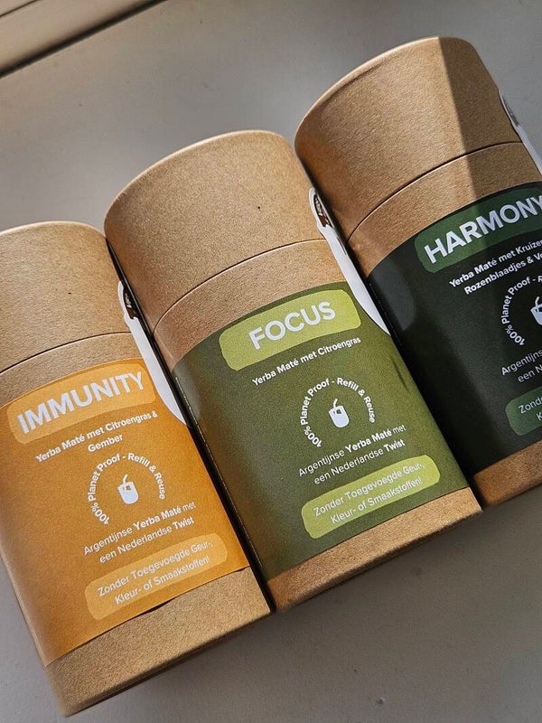 HARMONY - Yerba Maté met Kruizemunt, Rozenblaadjes en Venkel, 100% Biologisch