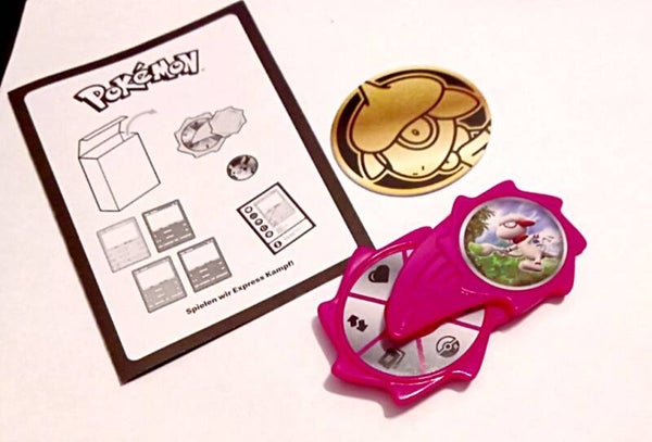 Mc Donalds Happy Meal Pokemon Spielzeug und Münze 2022