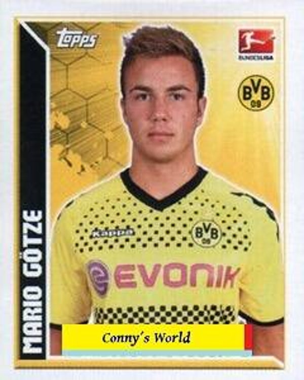 Sticker 100 - Mario Götze  - 2011-12 - Topps Bundesliga