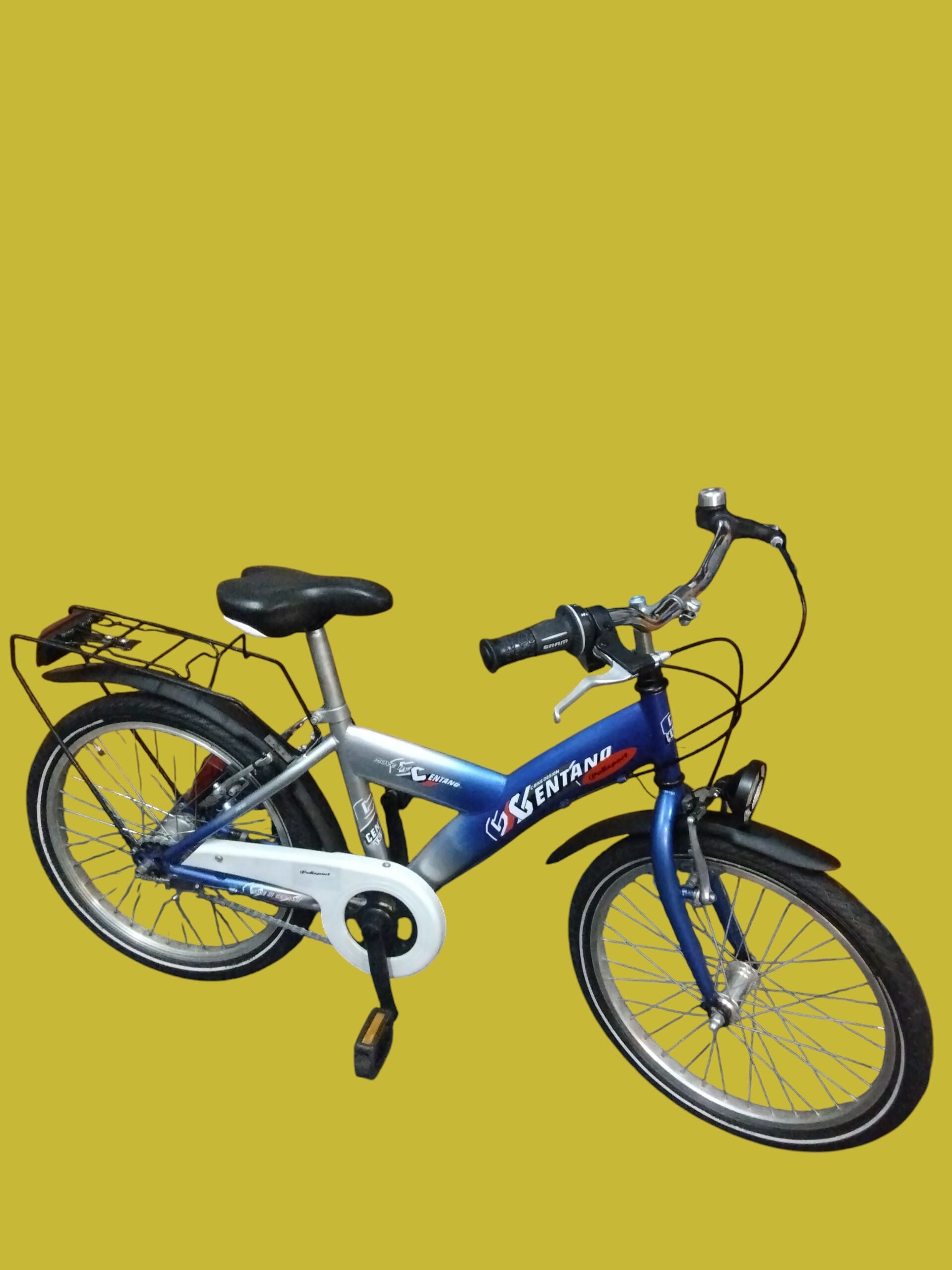 Centano 20" Kinder/Jugendrad | Blau-Silber | 3-Gang | Geprüft
