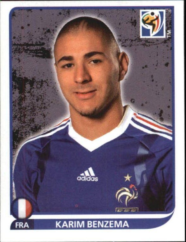 Sticker 104 - Karim Benzema  - Panini FIFA World Cup South Africa 2010