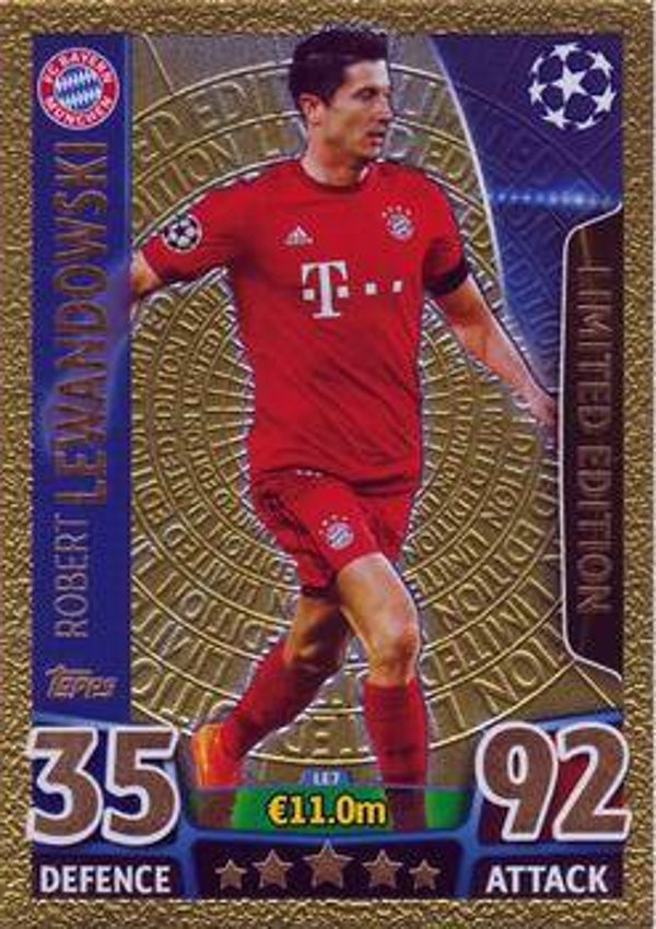 LE7 - Robert Lewandowski - Limited Editions Gold - Champions League 2015/16