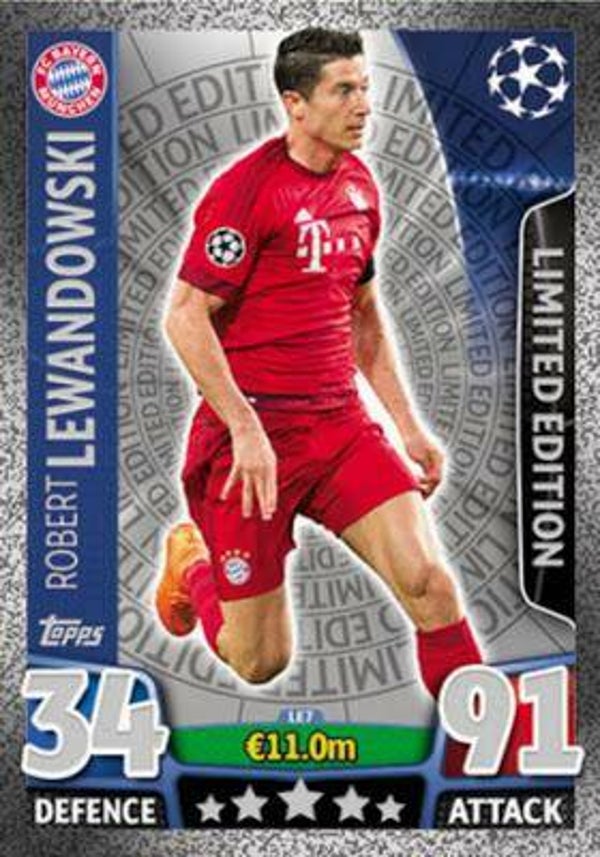 LE7 - Robert Lewandowski - Limited Editions Silber - Champions League 2015/16