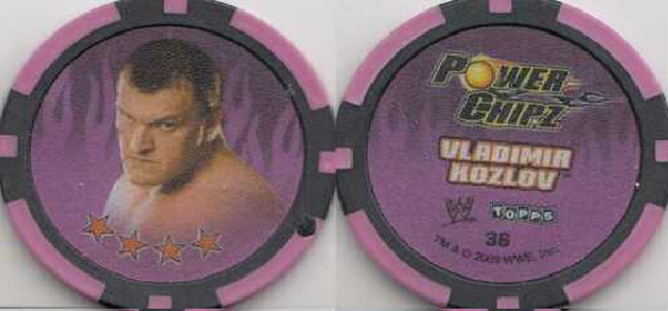 WWE Power Chipz - 36 - VLADIMIR KOZLOW (2009)