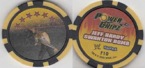 WWE Power Chipz - F10 -  JEFF HARDY SWANTON BOMB (2009)