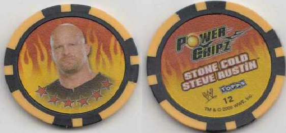 WWE Power Chipz - 12 - STONE COLD STEVE AUSTIN (2009)