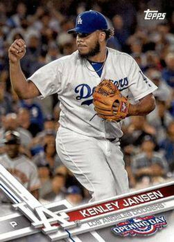 2017 Topps Opening Day - 193 - Kenley Jansen - Los Angeles Dodgers