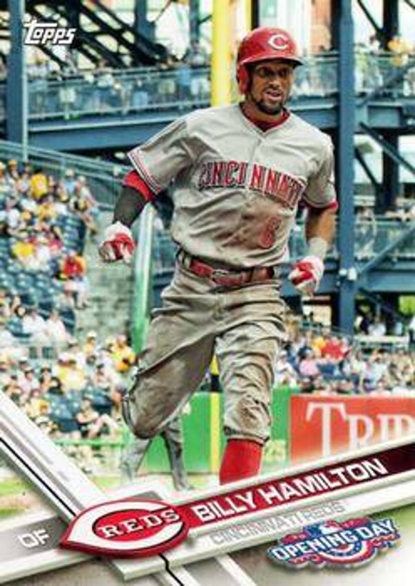 2017 Topps Opening Day - 199 - Billy Hamilton - Cincinnati Reds