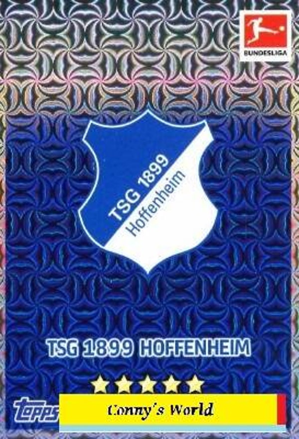 MA-17/18 -  145 - TSG 1899 Hoffenheim - Clubkarte