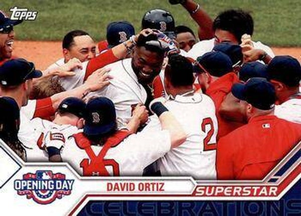 2017 Topps Opening Day - Superstar Celebrations - David Ortiz - #SC-15