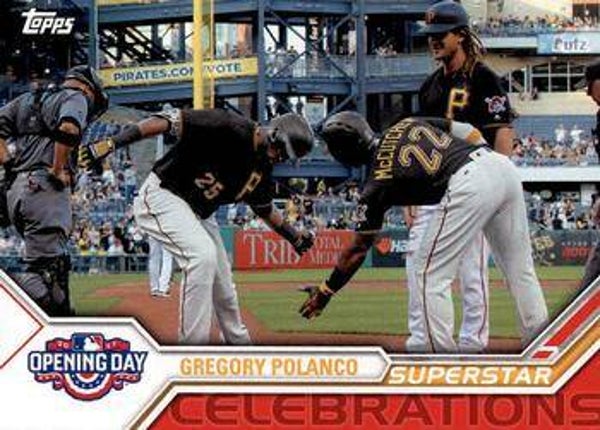 2017 Topps Opening Day - Superstar Celebrations -  Gregory Polanco - #SC-19