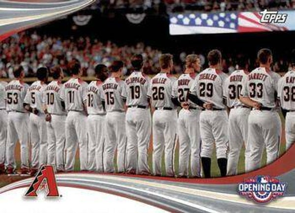 2017 Topps Opening Day - Opening Day #ODB-10 - Arizona Diamondbacks