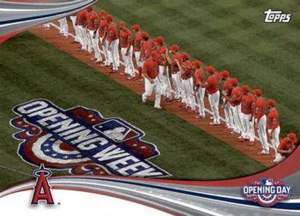 2017 Topps Opening Day - Opening Day #ODB-11 - Los Angeles Angels
