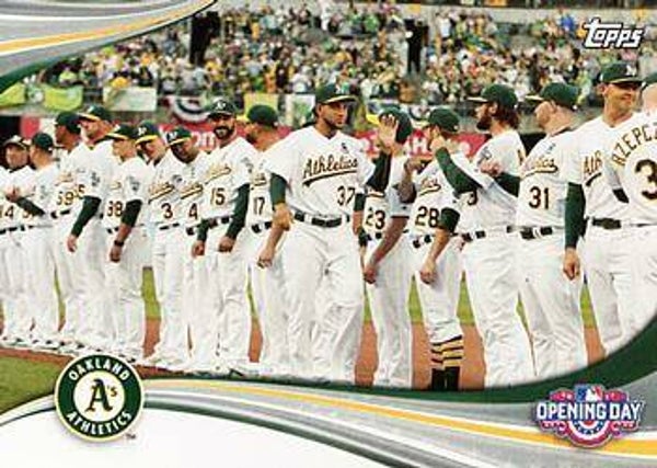 2017 Topps Opening Day - Opening Day #ODB-12 - Oakland Athletics