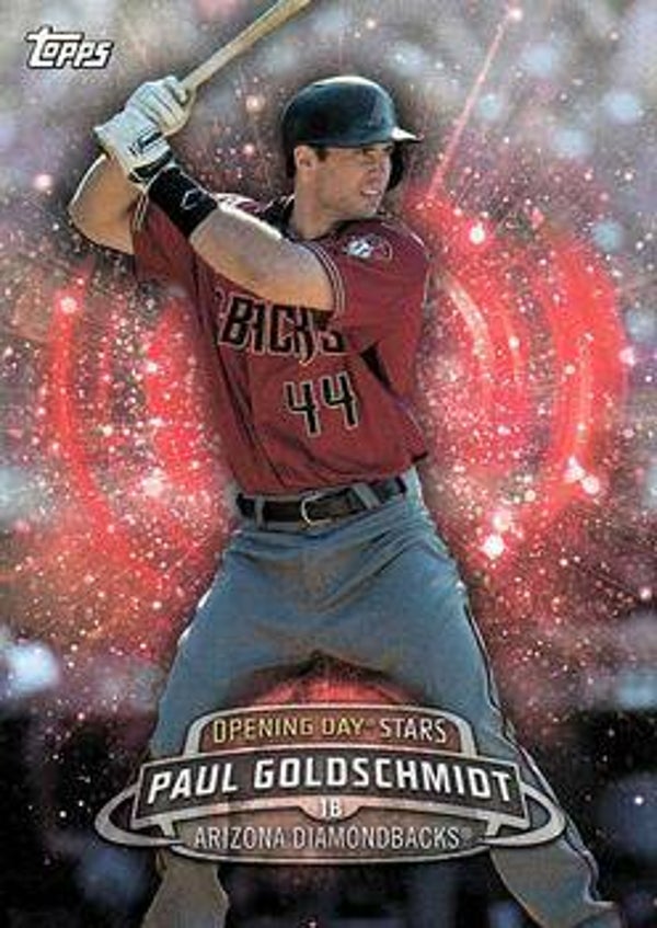 2017 Topps Opening Day Opening Day Baseball Card -  #ODS-37 - Paul Goldschmidt - Arizona Diamondbacks
