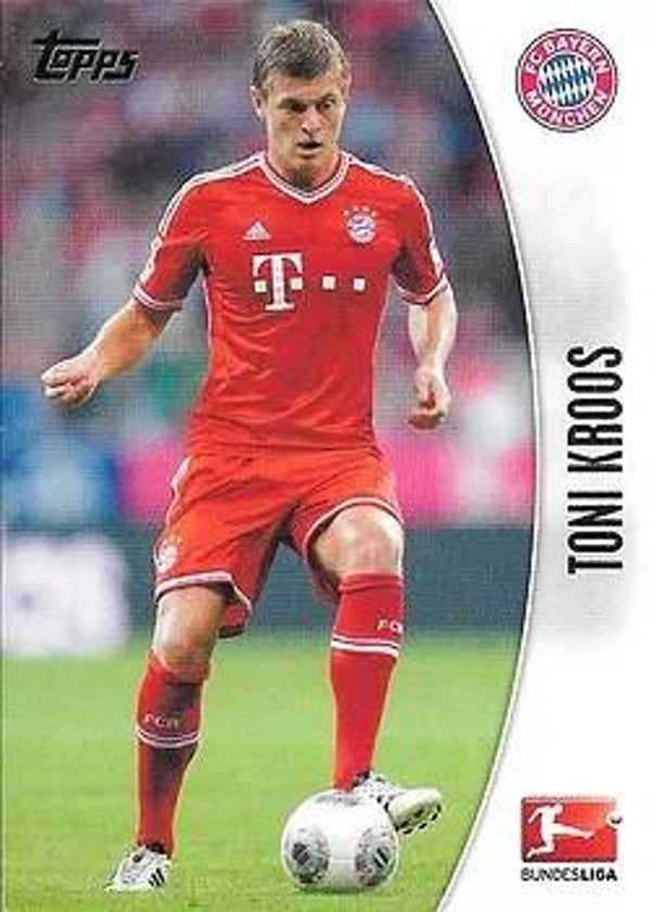157 - Toni Kroos  - Basiskarte - Bundesliga Chrome 2013-14