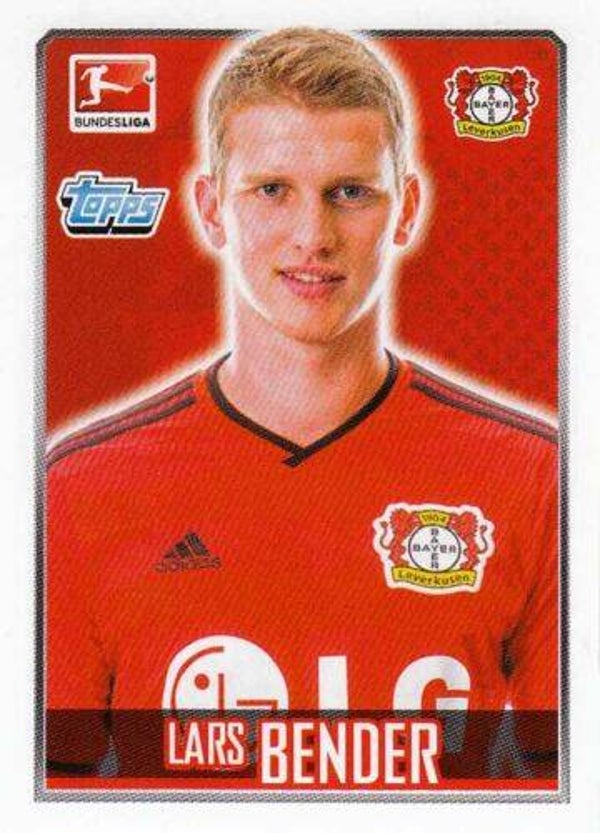 Topps Bundesliga 2014/15 - Sticker 162 - Lars Bender