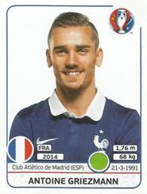 Sticker 32 - Antoine Griezmann  - EM 2016