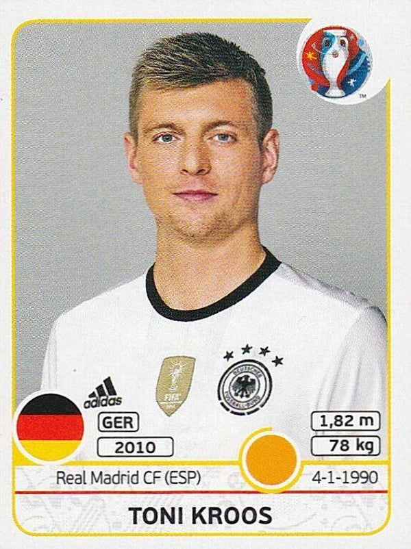 Sticker 249 - Toni Kroos - EM 2016