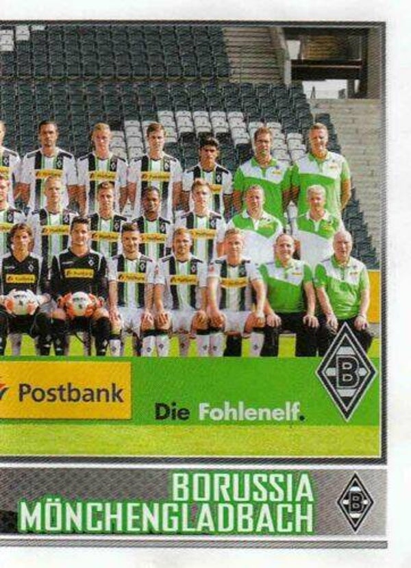 Topps Bundesliga 2014/15 - Sticker 185 - Borussia Mönchengladbach Mannschaft 2